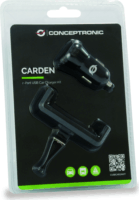 Conceptronic CUSBCAR2AKIT Autós USB-A töltő - Fekete (10W)
