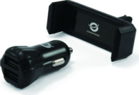 Conceptronic CUSBCAR2AKIT Autós USB-A töltő - Fekete (10W)