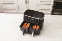 Ninja AF400EU Foodi Max Dual Zone 9,5L Forrólevegős sütő - Fekete