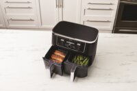 Ninja AF400EU Foodi Max Dual Zone 9,5L Forrólevegős sütő - Fekete