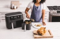 Ninja AF400EU Foodi Max Dual Zone 9,5L Forrólevegős sütő - Fekete