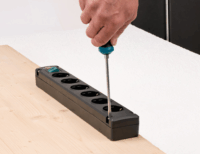 Brennenstuhl Comfort-Line Bremounta 230V Elosztó 6 aljzatos 3m - Fekete