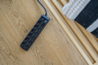 Brennenstuhl 220V Hálózati Elosztó 6 aljzatos 2m - Fekete