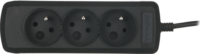 Activejet 230V Elosztó 3 aljzatos 1.5m - Fekete