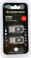 Conceptronic DONN10G USB apa - USB-C anya Adapter (2db)