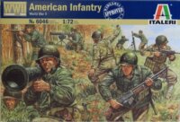 Italeri Amerikai gyalogsági figurák műanyag makett