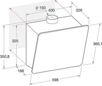 Ariston HHVP 63F LM CF Páraelszívó - Fekete