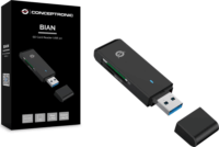 Conceptronic BIAN02B USB 3.0 Külső kártyaolvasó