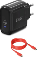 Club3D CAC-1905EU Hálózati USB-C töltő - Fekete (65W)