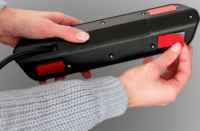 Brennenstuhl Estilo 230V Elosztó 6 aljzatos 2m - Fekete/Ezüst