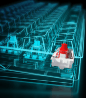 Sharkoon SKILLER SGK50 S4 Mechanikus (Red Switch) USB Gaming Billentyűzet (Fehér) - Olasz