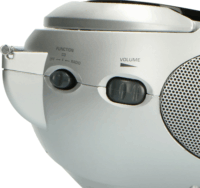 Lenco SCD-24 Boombox Rádió CD lejátszóval - Fekete/Ezüst