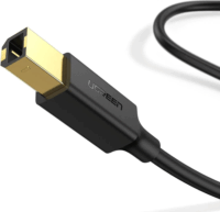 Ugreen US135 USB-A apa - USB-B apa 2.0 Nyomtató kábel - Fekete (3m)