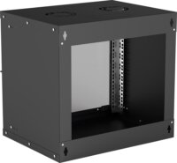 Manhattan 19" Fali rack szekrény 9U 540x400mm - Fekete