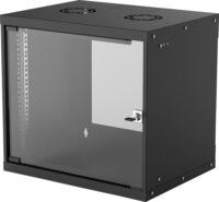 Manhattan 19" Fali rack szekrény 9U 540x400mm - Fekete