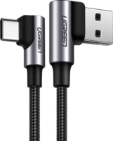 Ugreen US176 USB-A apa - USB-C apa 2.0 Adat és töltőkábel - Fekete (0.5m)