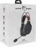 White Shark OX GH-2140 RGB Gaming Headset - Fekete