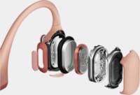 Shokz OpenRun Bluetooth Csontrezgéses Sport Fejhallgató Headset - Rózsaszín