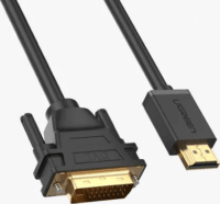 Ugreen 30116 HDMI - DVI kábel 1m - Fekete