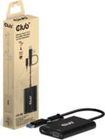 Club3D CSV-1611 USB-C/USB-A apa - HDMI/VGA anya Adapter