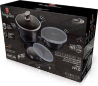 Berlinger Haus BH/7052 Metallic Line Carbon Pro Edition Edénykészlet - Fekete (6 részes)