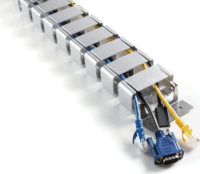 Digitus DA-90506 Rugalmas kábelvezető 1.3m - Ezüst