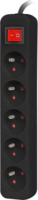 Lanberg PS1-05E-0150-BK 250V Elosztó 5 aljzatos 1.5m - Fekete