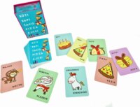 Süti, sapi, taco, pizza, ajcsi társasjáték