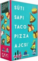 Süti, sapi, taco, pizza, ajcsi társasjáték