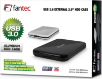Fantec ALU-25U3 2.5" USB 3.0 Külső HDD/SSD ház - Fekete