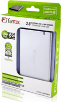 Fantec ALU7MMU3 2.5" USB 3.0 Külső HDD/SSD ház - Ezüst