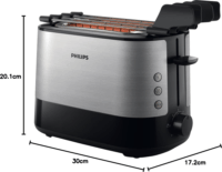 Philips HD 2639/90 Viva Collection Kenyérpirító - inox