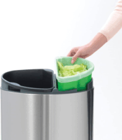 Brabantia 100680 33 literes érintőfedeles rozsdamentes acél szemetes - Inox