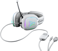 The G-Lab Korp Vanadium RGB Vezetékes Gaming Headset - Fehér