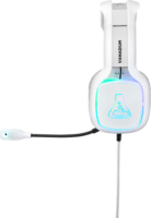 The G-Lab Korp Vanadium RGB Vezetékes Gaming Headset - Fehér