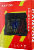 Canyon NS-02 15.6" laptop hűtőpad - Fekete