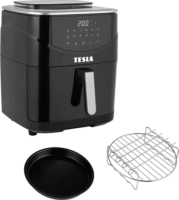 Tesla AirCook & Steam QS500 7L Forrólevegős fritőz - Fekete