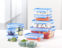 Emsa Food Clip&Close Műanyag ételtároló készlet 0,55L (3 db)