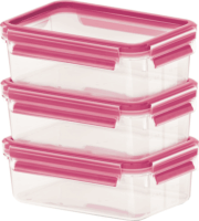 Emsa Food Clip&Close Műanyag ételtároló készlet 0,55L (3 db)