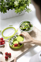 Emsa Clip&Go Snackbox grün Műanyag ételtároló 1L