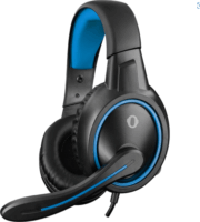 Snopy SN-GX1 Gaming Headset - Fekete/Kék