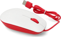 Raspberry Pi RB-MAUS01W USB Egér - Fehér/Piros