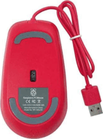 Raspberry Pi RB-MAUS01W USB Egér - Fehér/Piros