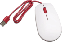 Raspberry Pi RB-MAUS01W USB Egér - Fehér/Piros