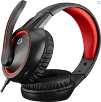 Snopy SN-GX1 Gaming Headset - Fekete/Piros