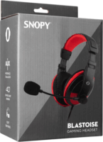 Snopy SN-4488 Gaming Headset - Fekete/Piros