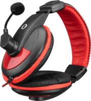 Snopy SN-4488 Gaming Headset - Fekete/Piros