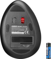 Everest SMW-618 RGB Wireless Egér - Fekete