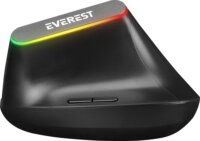 Everest SMW-618 RGB Wireless Egér - Fekete