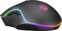 Everest SM-F09 Titanio RGB USB Gaming Egér - Fekete